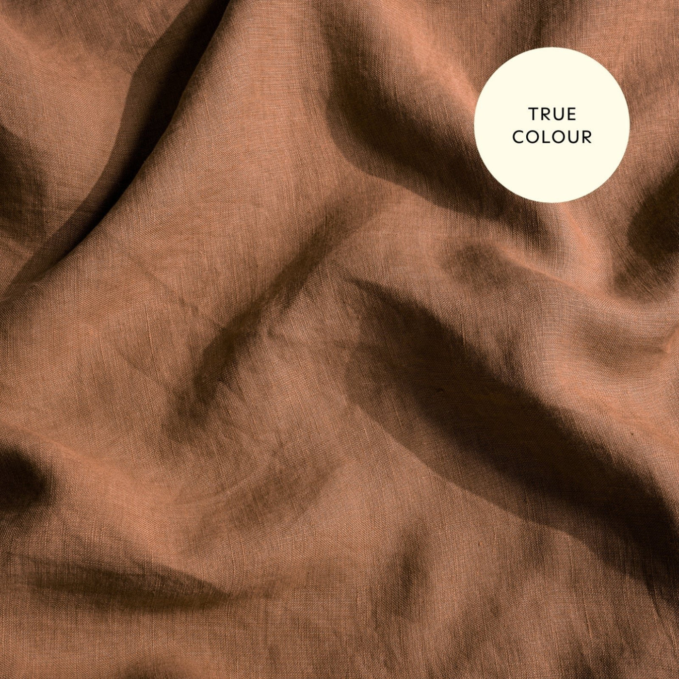 French Flax Linen Double Sided Quilt Cover in Hazelnut/Natural - Image 14