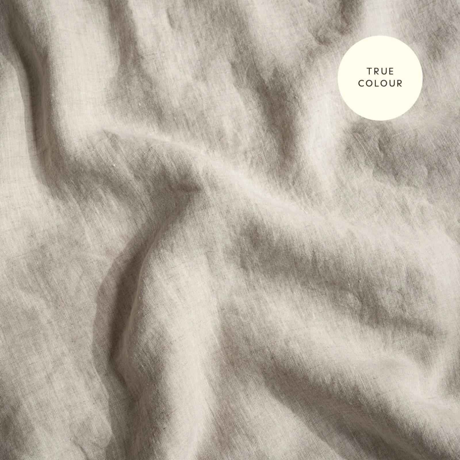 French Flax Linen Double Sided Quilt Cover Set in White/Natural - Image 12
