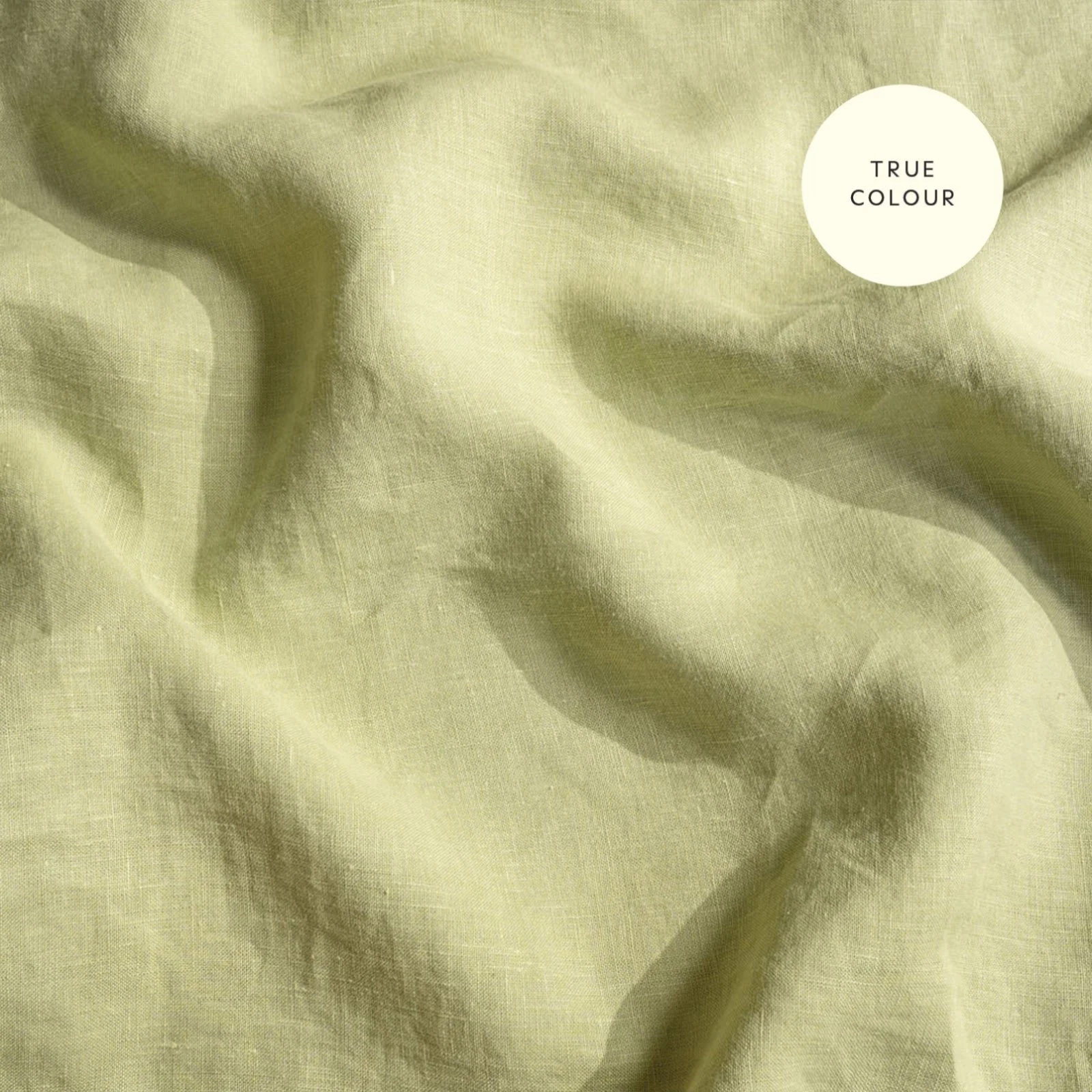 French Flax Linen Quilt Cover in Matcha - Image 13