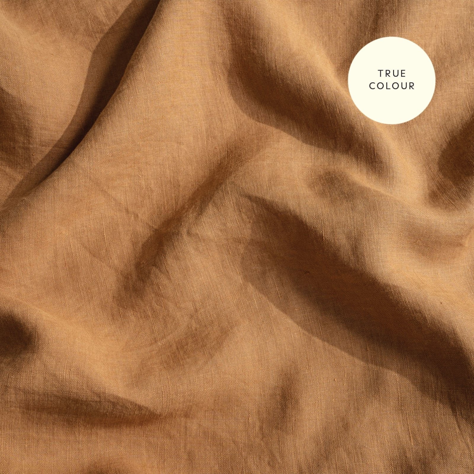 French Flax Linen Quilt Cover in Sandalwood - Image 10