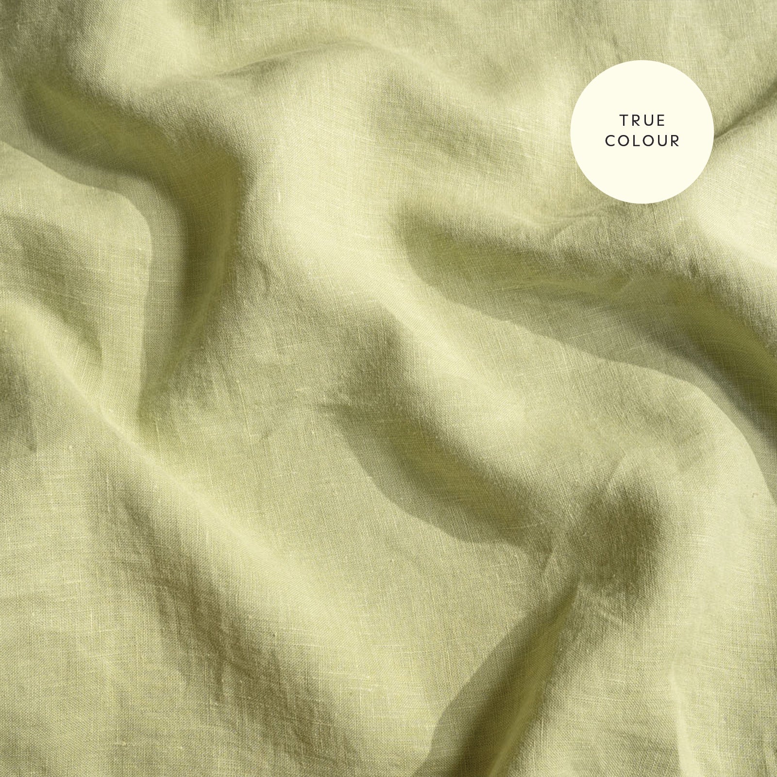 French Flax Linen Sheet Set in Matcha - Image 13