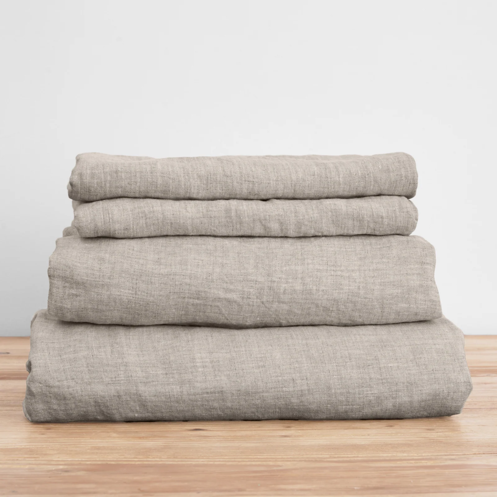 French Flax Linen Sheet Set in Natural