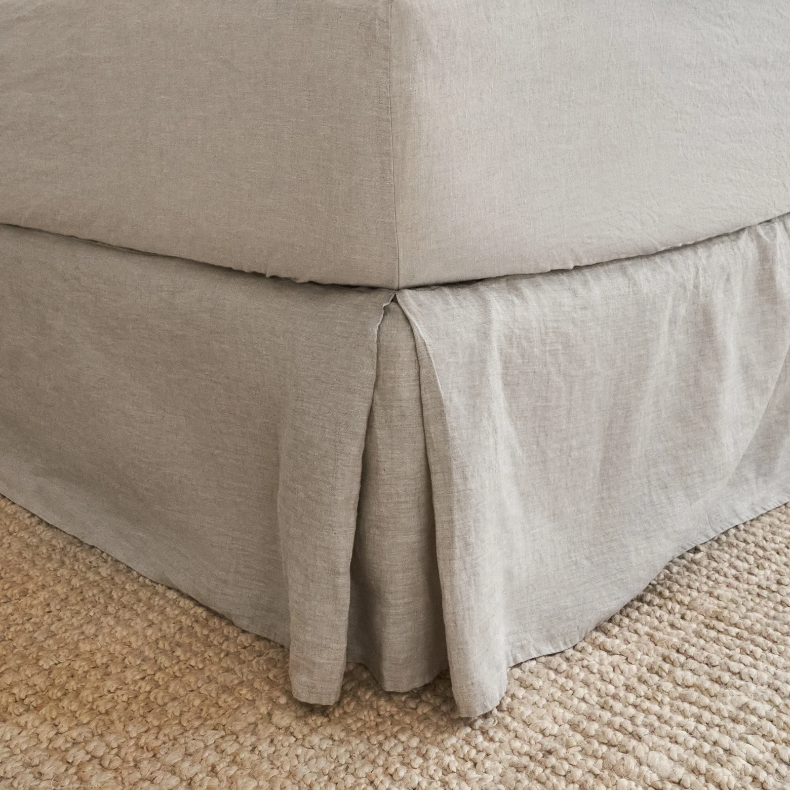 French Flax Linen Valance in Natural - Image 3